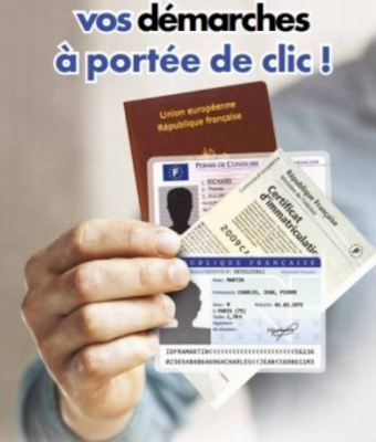 Démarches en ligne (Carte Nationale d'Identité, Passeport, Permis de Conduire)