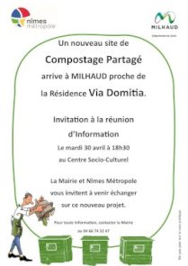RÉUNION D'INFORMATION : NOUVEAU SITE DE COMPOSTAGE PARTAGÉ