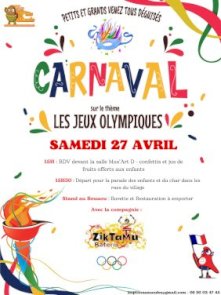 Carnaval - samedi 27 avril 2024