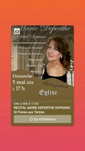 Marie deperthe artiste soprano en recital (1/1)