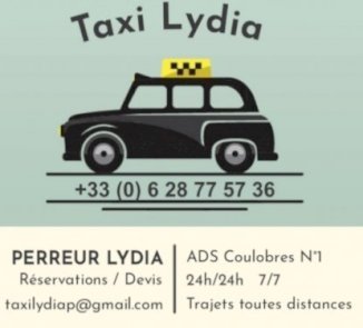 Taxi Lydia à votre service 