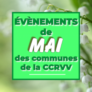 Agenda de MAI des évènements des communes de la CCRVV 