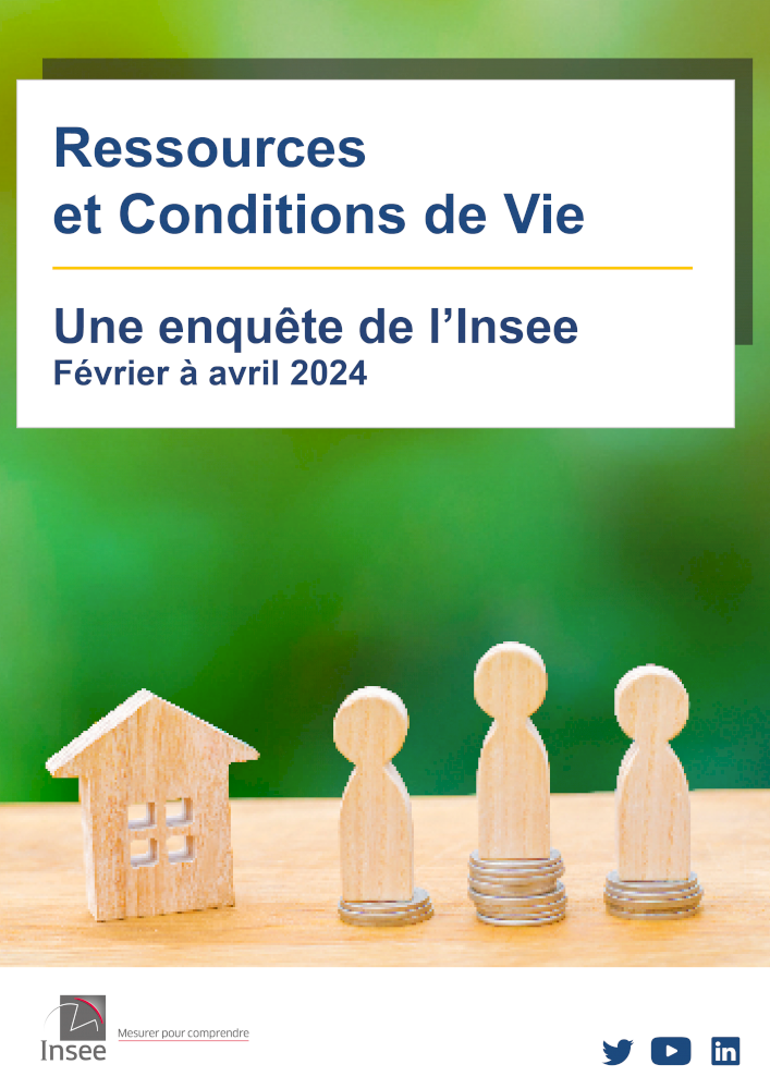 INSEE ENQUETE de février à avril 2024 Ressources et Conditions de vie des Ménages 2024 (1/1)