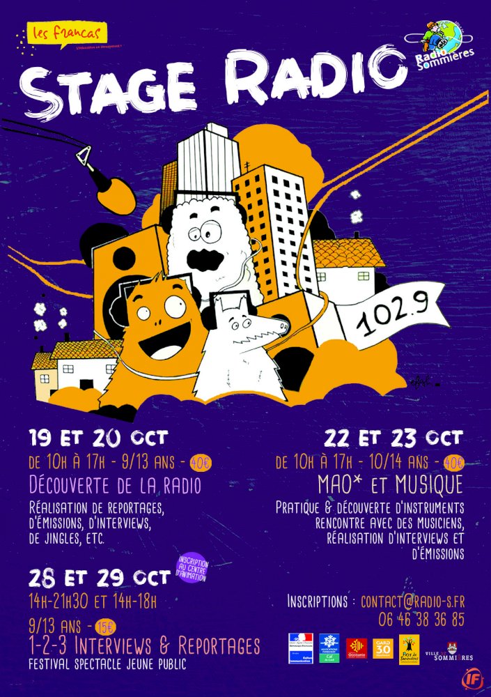 Stage radio Sommières vacances octobre 2020 (1/2)