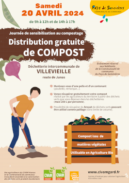 Distribution gratuite de composteurs à Villevieille (1/1)