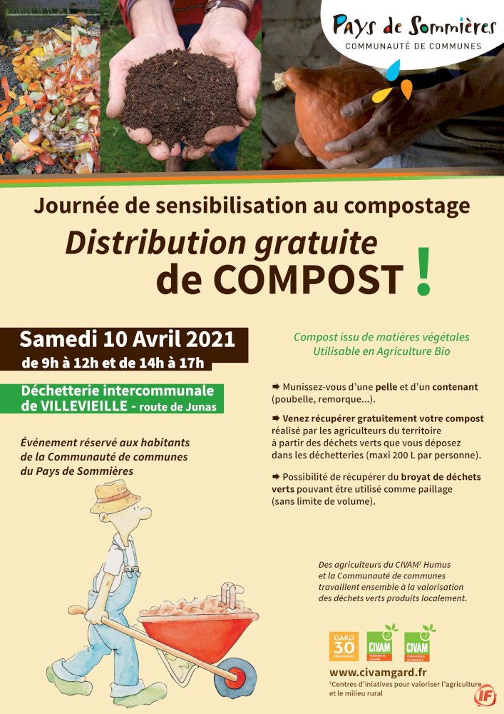 RAPPEL : distribution gratuite de compost (1/1)