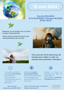 12 mai 2024 : journée internationale de la sensibilité chimique multiple (1/1)