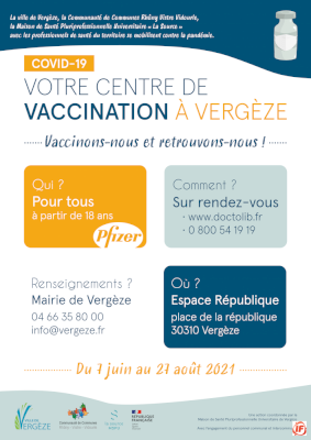 Ouverture d'un centre de vaccination à Vergèze (2/2)